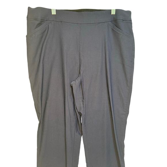 Counterparts Navy Ankle Pull On Pants SZ 16 Straight Leg Neutral Minimalist - Picture 2 of 11